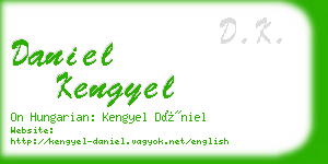 daniel kengyel business card